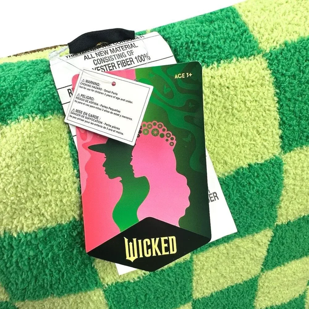Target x Wicked by Paul Tazewell Elphaba Checkmat Throw Pillows 17” x 17” - 2 Ct